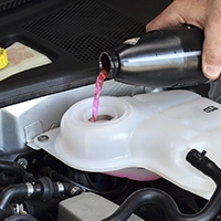 Changing antifreeze and fuel oil